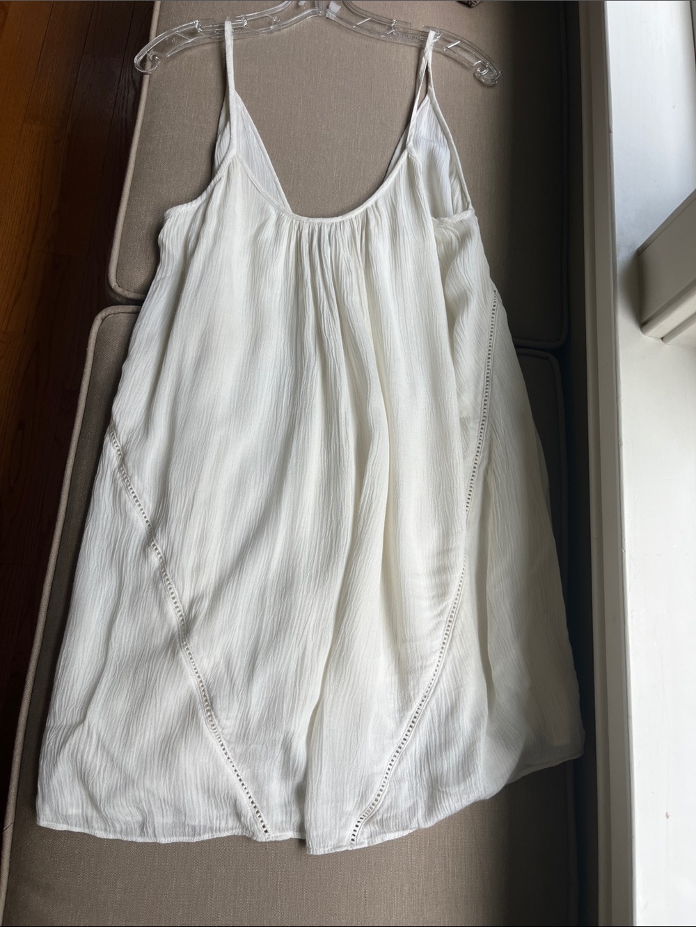 Lovers + Friends Ivory Gauzy Mini Dress NEW Small